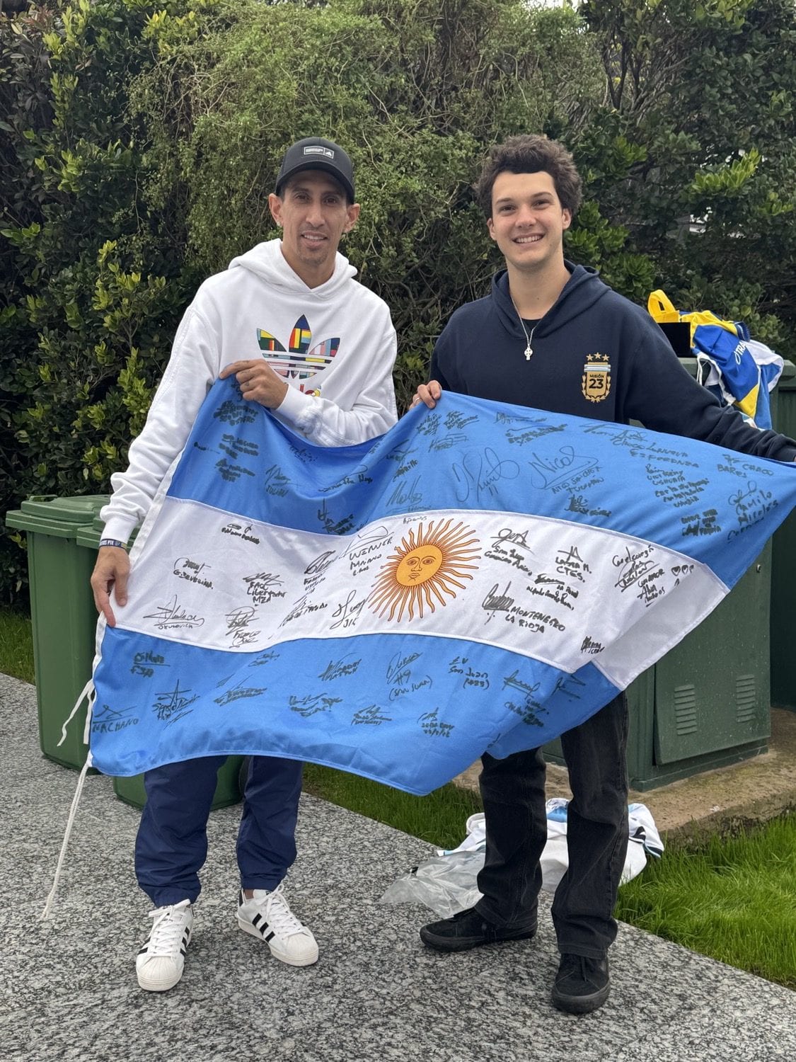 WITH ÁNGEL DI MARÍA